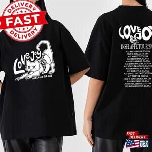 Lovejoy Tour Music Shirt Accross The Pond Band Classic Unisex 2 Sided